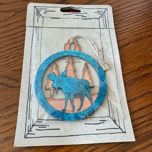 NWT DIMENSIONAL MOOSE WOODS COOPER ORNAMENT WALL ART HANDMADE COLORADO RUSTIC